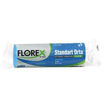 Florex Çöp Torbası Standart Mavi Orta 55X60