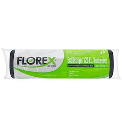 Florex Çöp Torbası Endüstriyel Siyah Konteyner 90X125